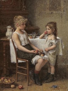 Niños con manzanas de Alexei Harlamov